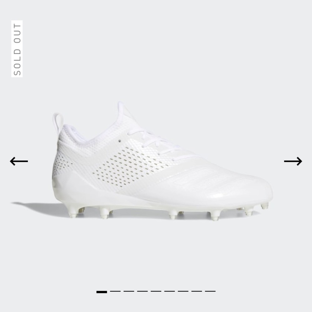 ADIZERO 5-STAR 7.0 CLEATS CLOUD WHITE